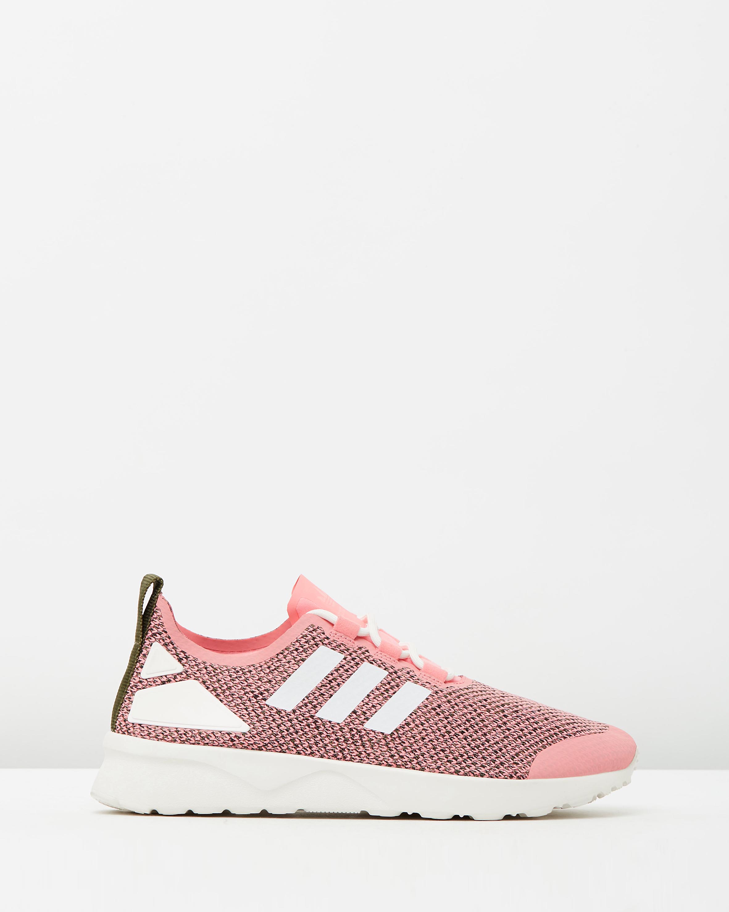 zx flux adidas pink and black