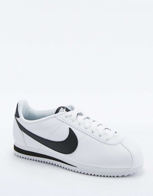 Nike Classic Cortez White Leather Trainers 1