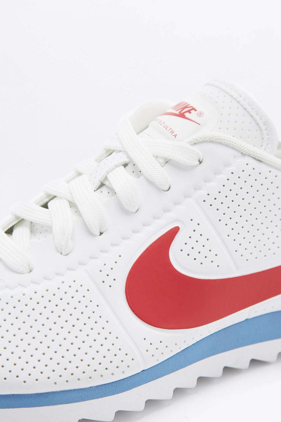 Nike Cortez Ultra Red, White, and Blue Sneakers - 95Gallery.com