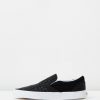 Vans Womens Classic Slip On Suede Checkers Black 3