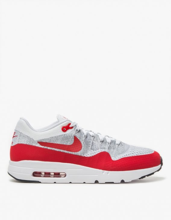 Wmns Nike Air Max 1 Ultra Flyknit White University Red 1