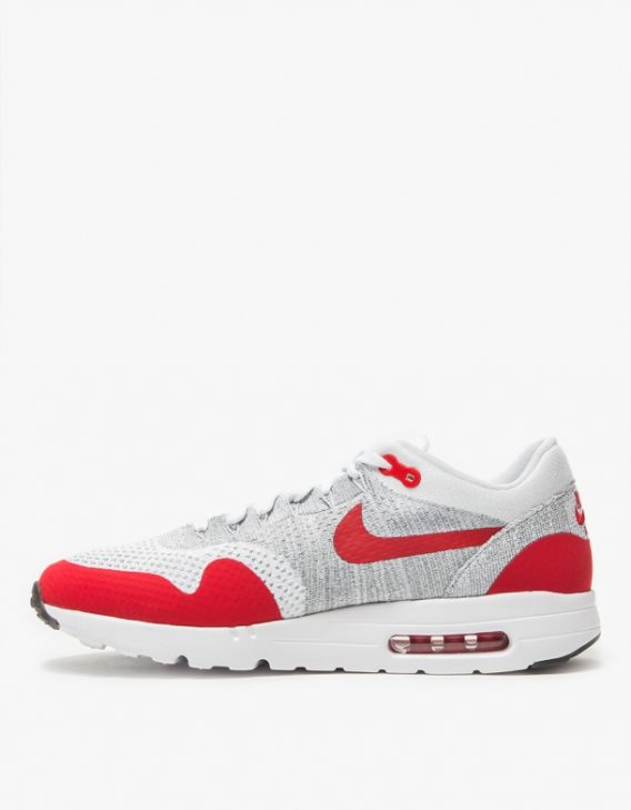 Wmns Nike Air Max 1 Ultra Flyknit White University Red 2