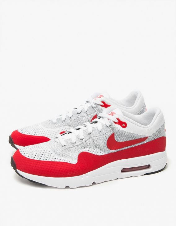 Wmns Nike Air Max 1 Ultra Flyknit White University Red 3