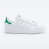 adidas Originals Stan Smith White and Green Trainers 2