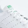 adidas Originals Stan Smith White and Green Trainers 3