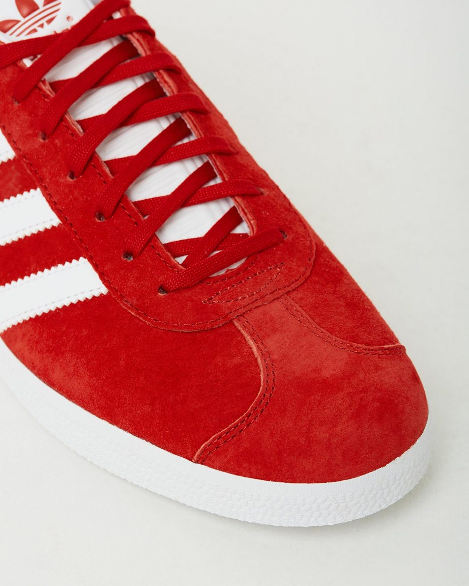 Adidas Mens Gazelle Power Red Sneakers 4