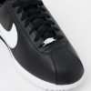 Nike Cortez Basic Leather Black White 4