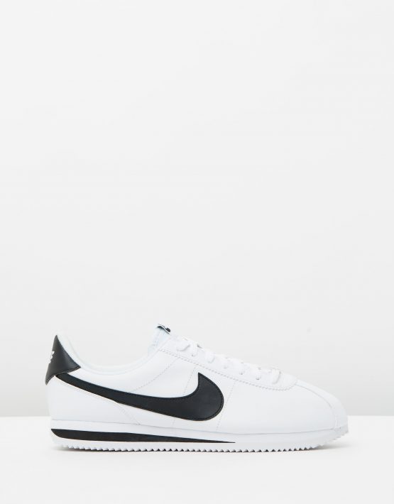 nike cortez white metallic silver