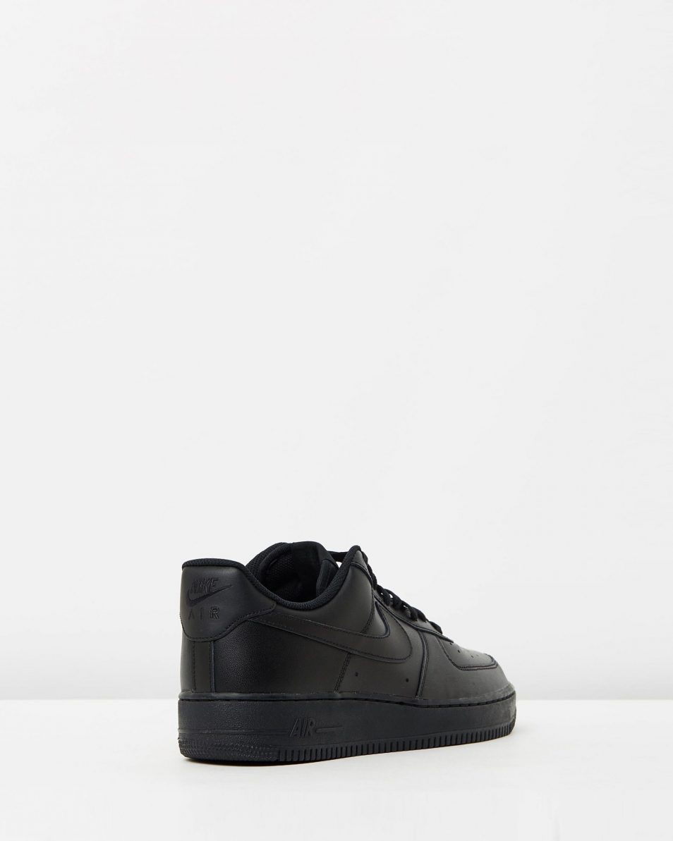 Nike Mens Air Force 1 07 Black Sneakers 2