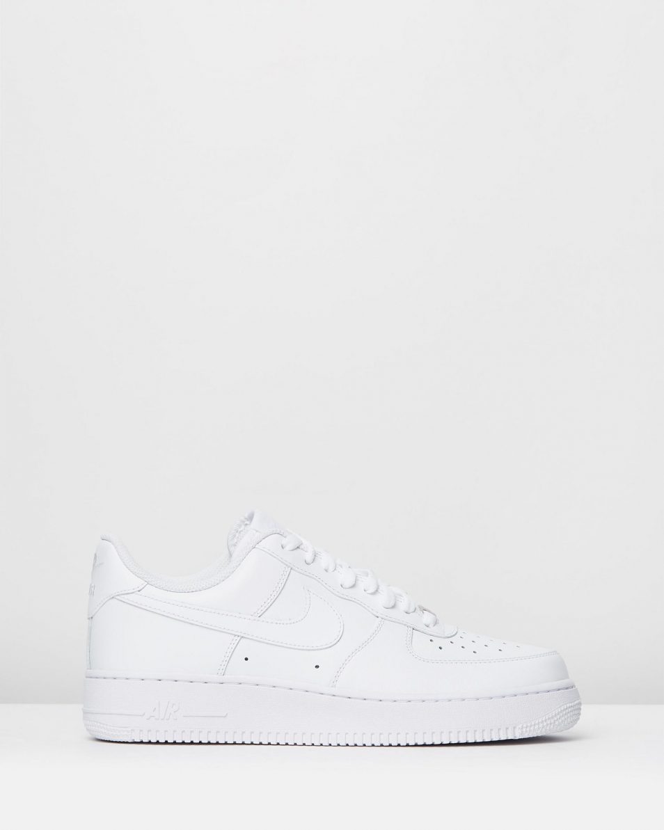 Nike Men’s Air Force 1 ’07 White Sneakers 1